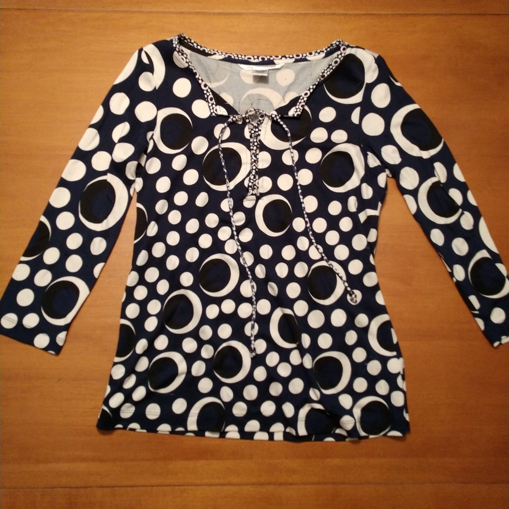 Diane Von Furstenberg Long Sleeve Blouse